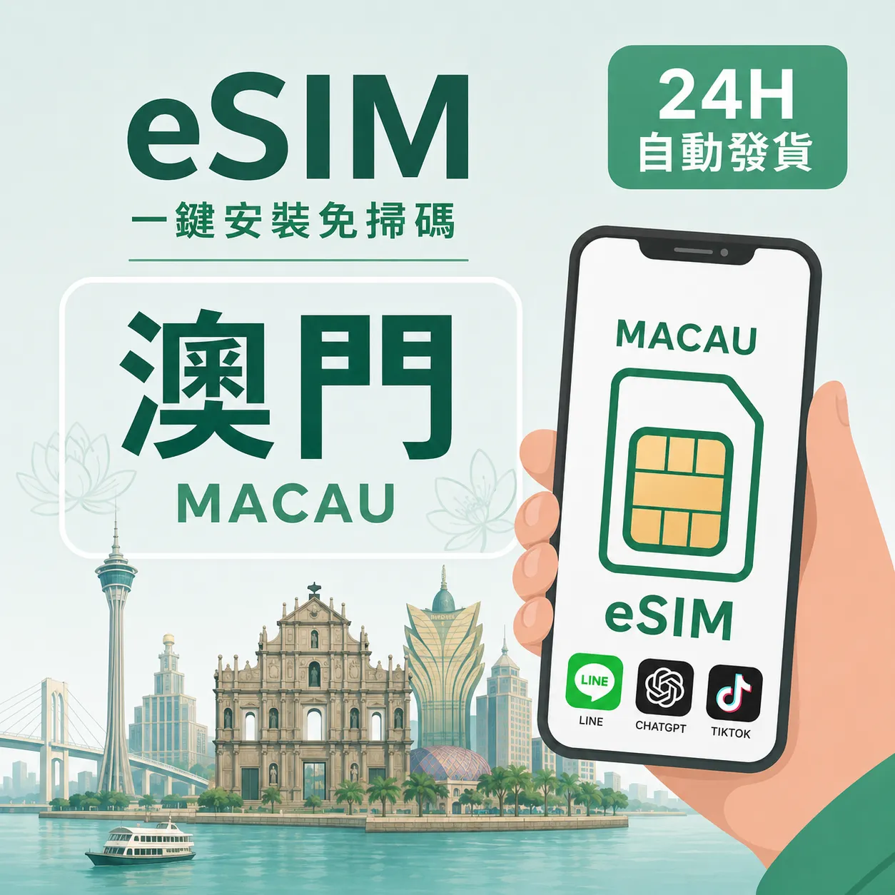 澳門原生esim-CTM
