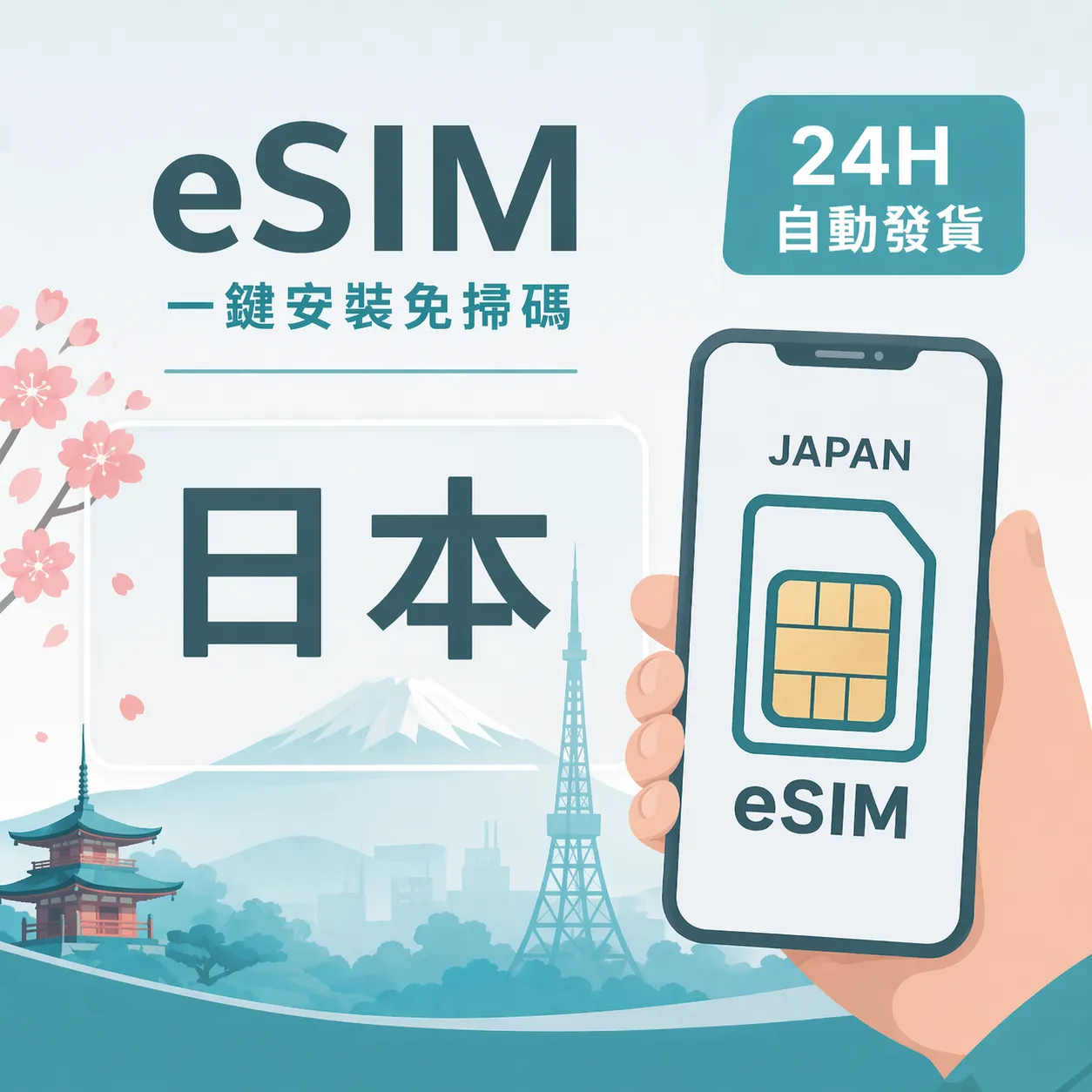 日本原生eSIM-KDDI