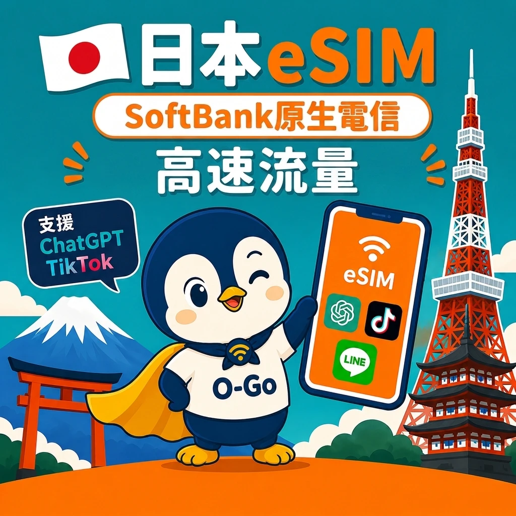 日本原生eSIM-SoftBank
